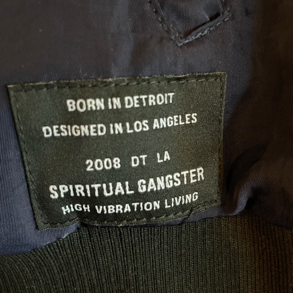 Spiritual Gangster Reversible Puffy Jacket Small - Picture 4 of 10
